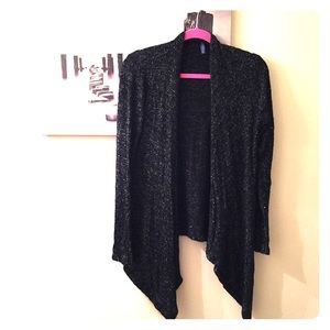 Falls Creek Black And Silver Cardigan